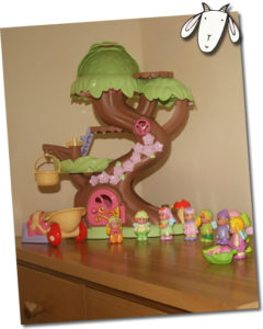 Autism friendly toy tree house to encourage imaginiation